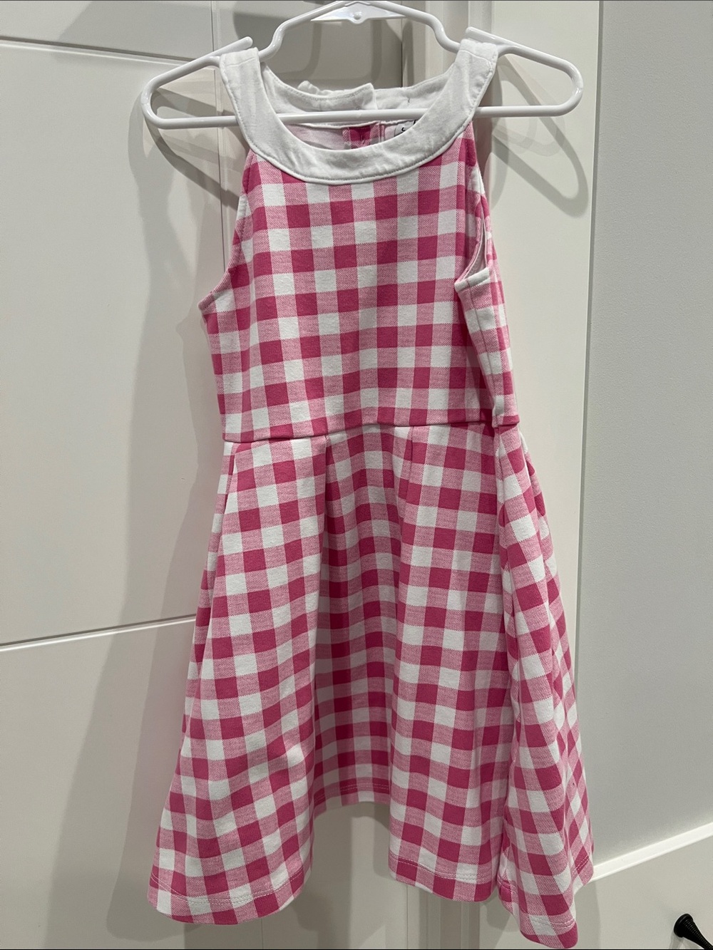 Janie and Jack Gingham Ponte Dress, size 6